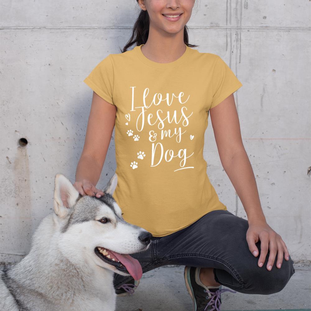 I love Jesus and my Dog Shirt T-Shirt - Image 12