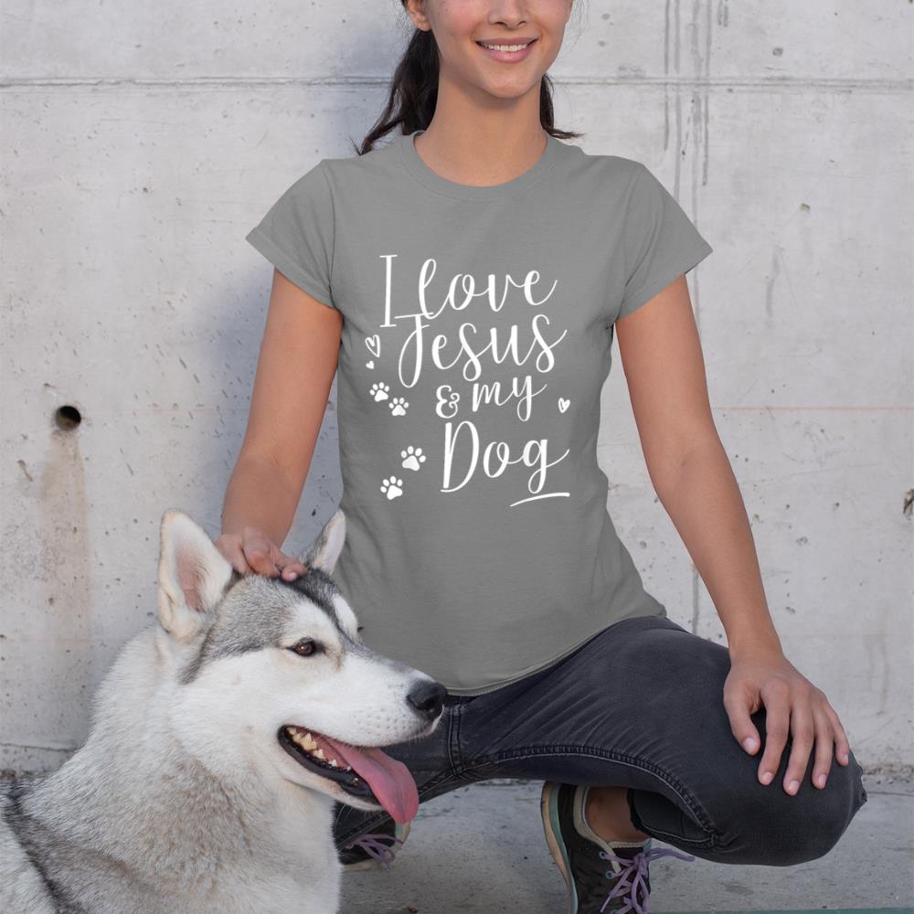 I love Jesus and my Dog Shirt T-Shirt - Image 6