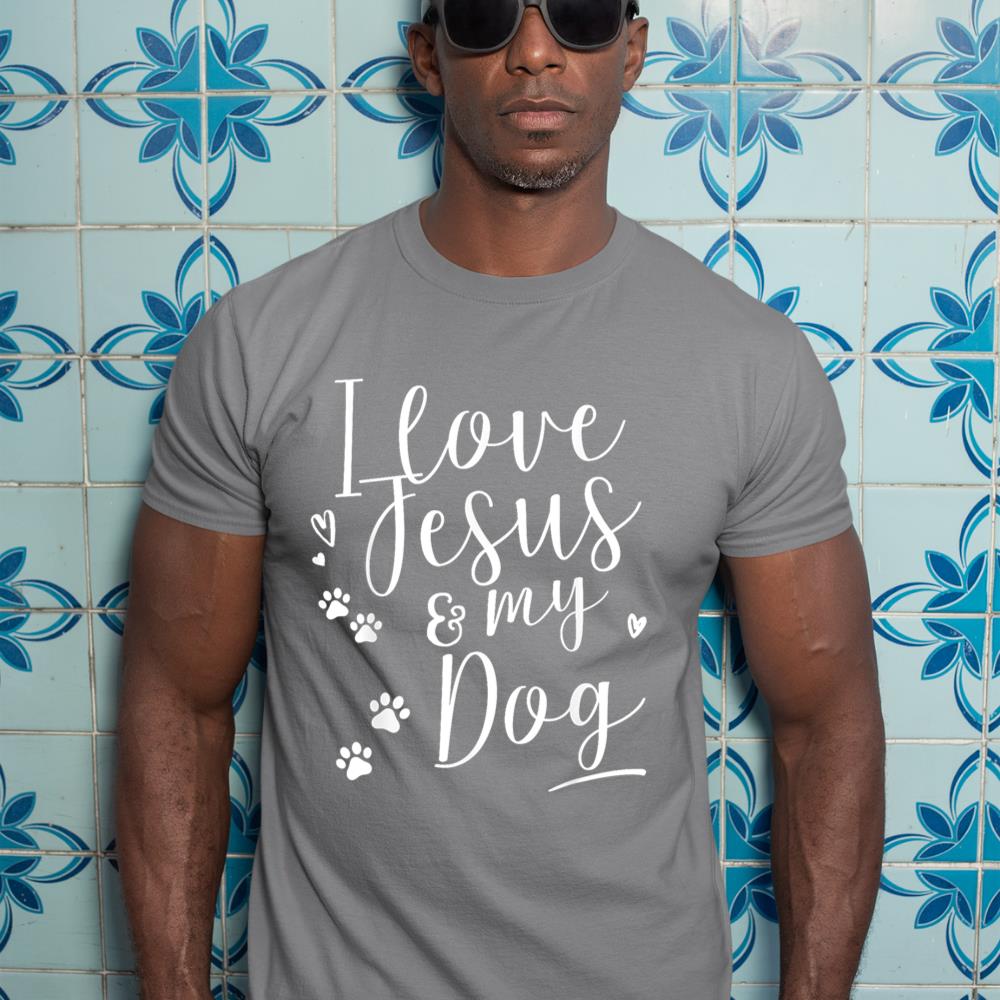I love Jesus and my Dog Shirt T-Shirt - Image 7