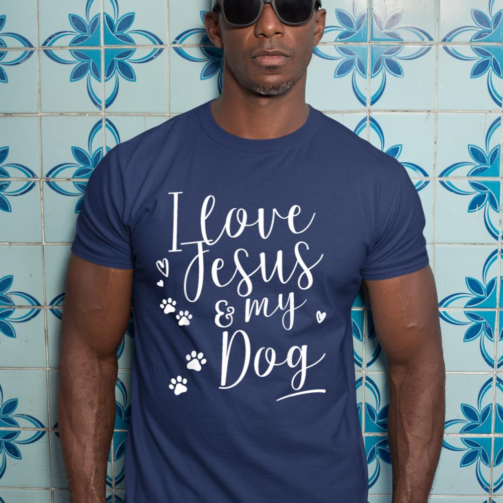 I love Jesus and my Dog Shirt T-Shirt - Image 9