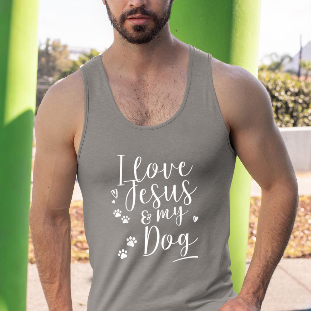 I love Jesus and my Dog Shirt Tank Top - Image 7