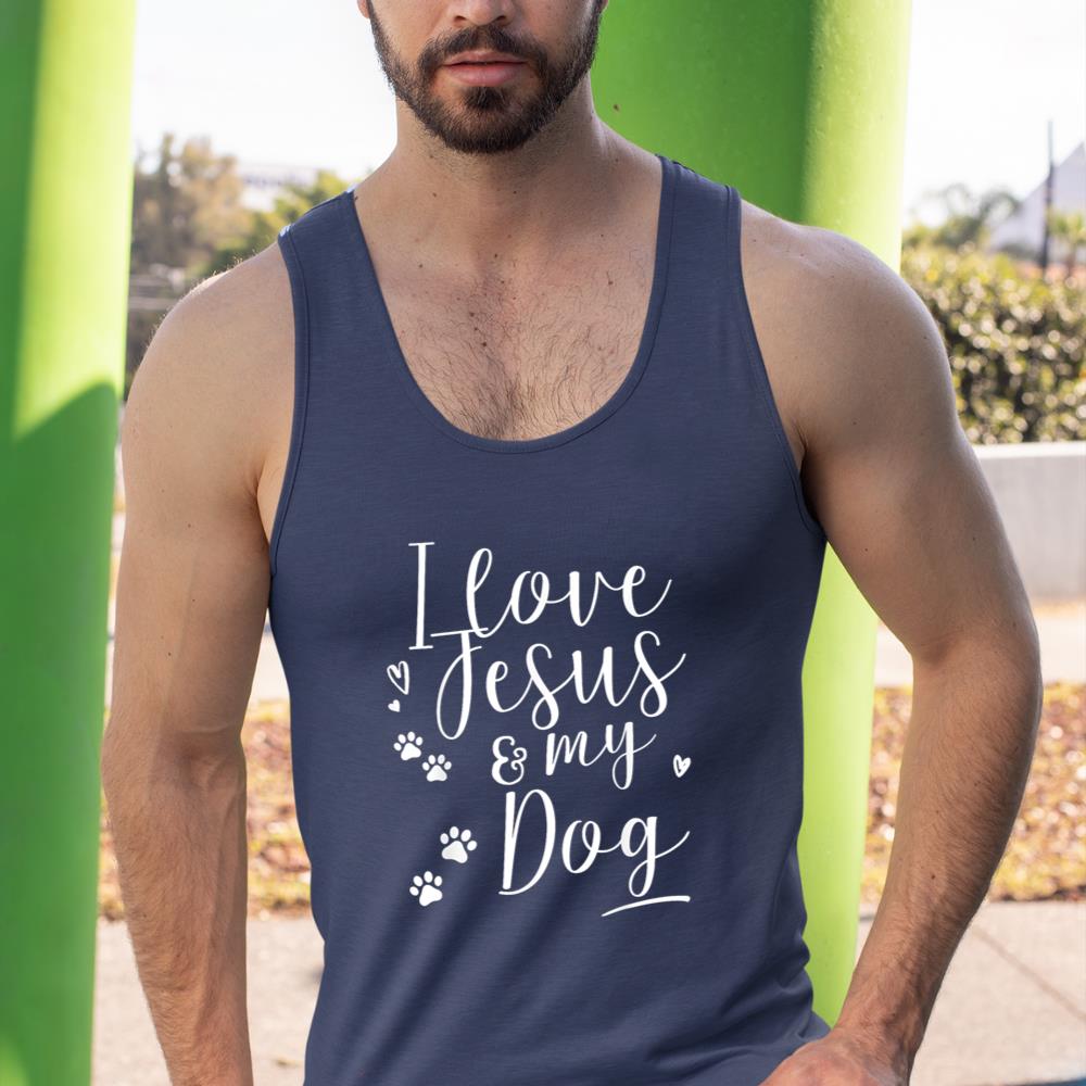 I love Jesus and my Dog Shirt Tank Top - Image 9