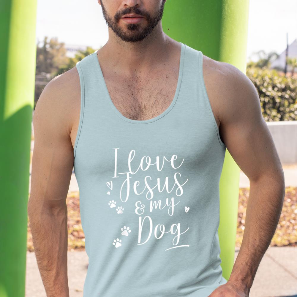 I love Jesus and my Dog Shirt Tank Top - Image 11
