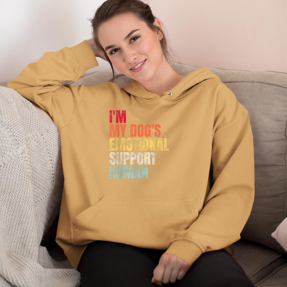 I'm My dog's Emotional Support-Human Hoodie - Image 12