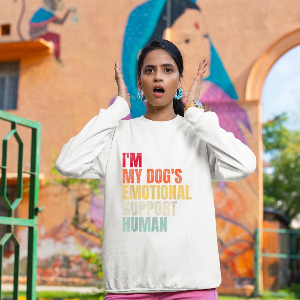 I'm My dog's Emotional Support-Human Sweatshirt - Image 4