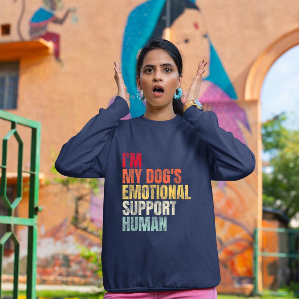 I'm My dog's Emotional Support-Human Sweatshirt - Image 8