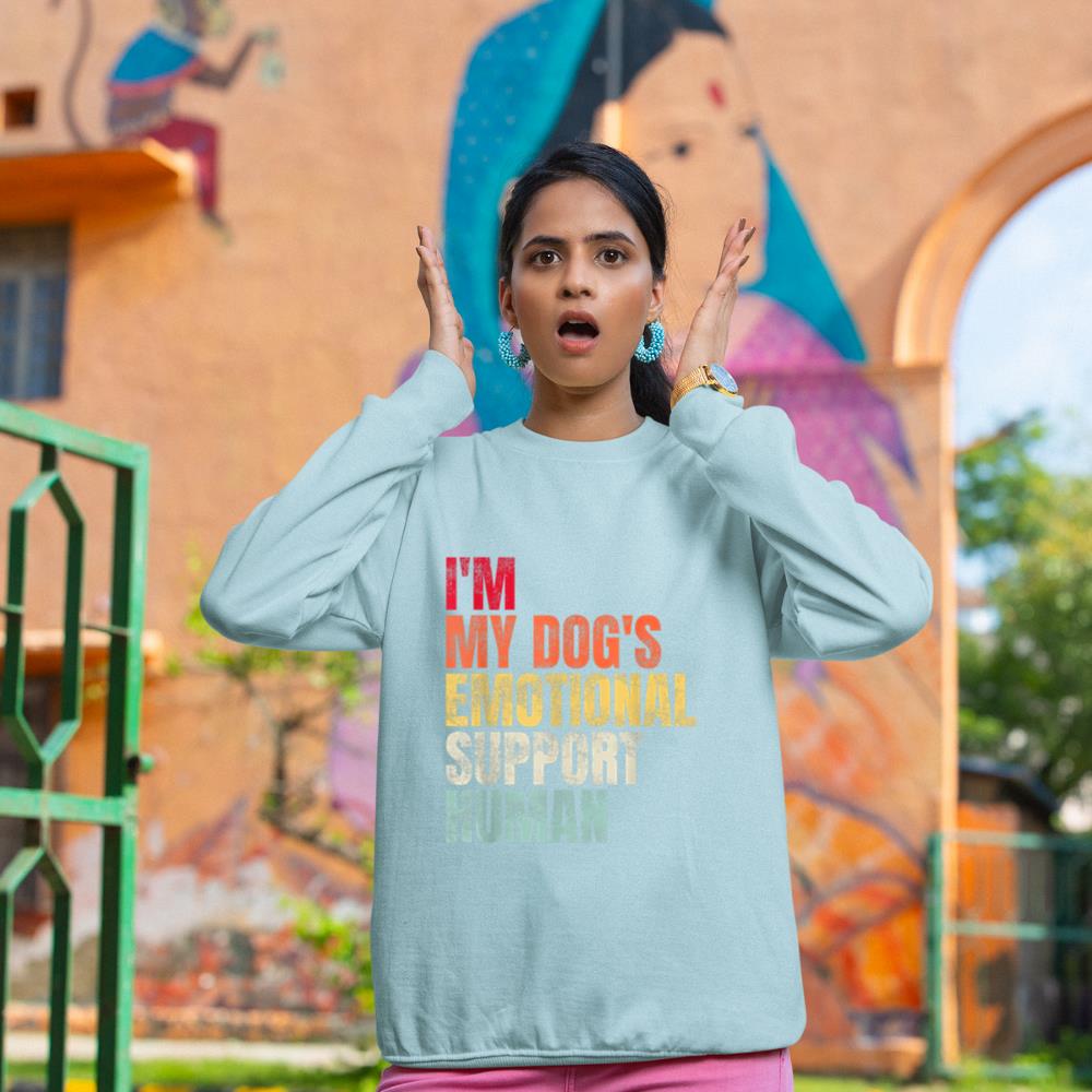 I'm My dog's Emotional Support-Human Sweatshirt - Image 10