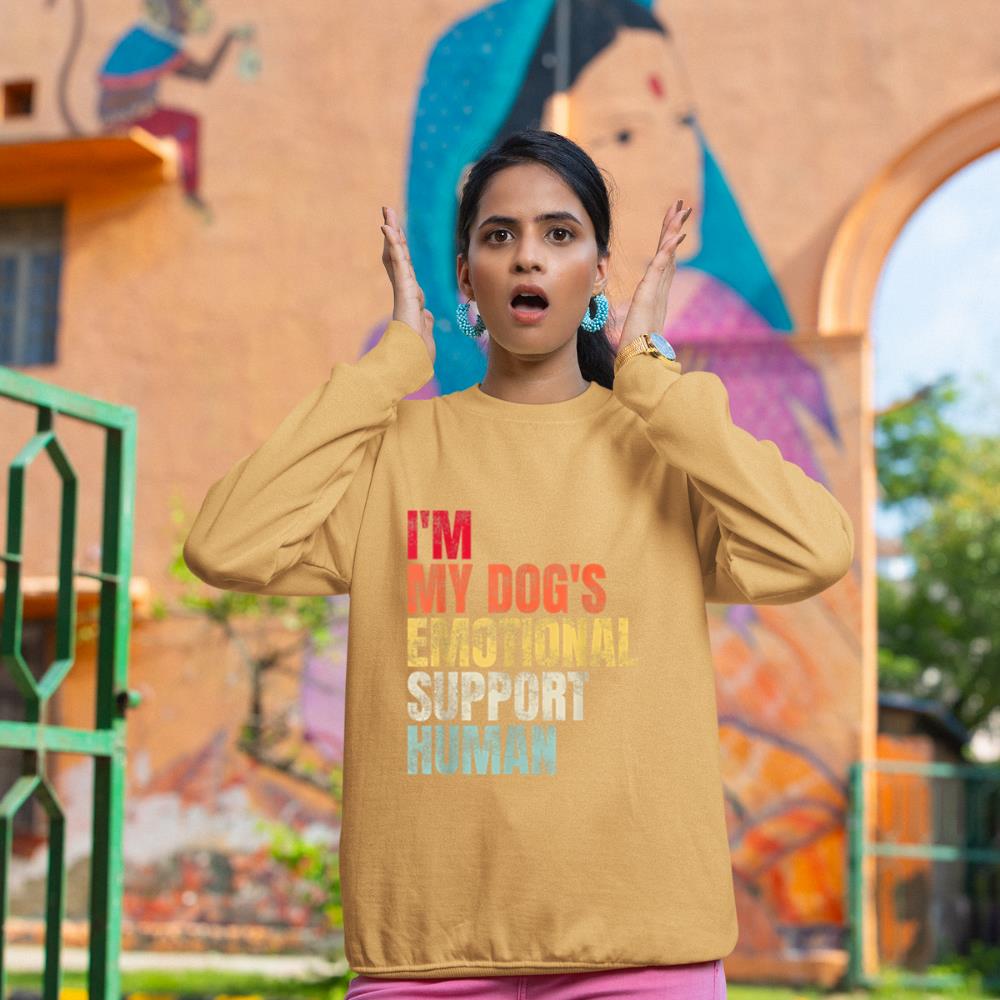 I'm My dog's Emotional Support-Human Sweatshirt - Image 12