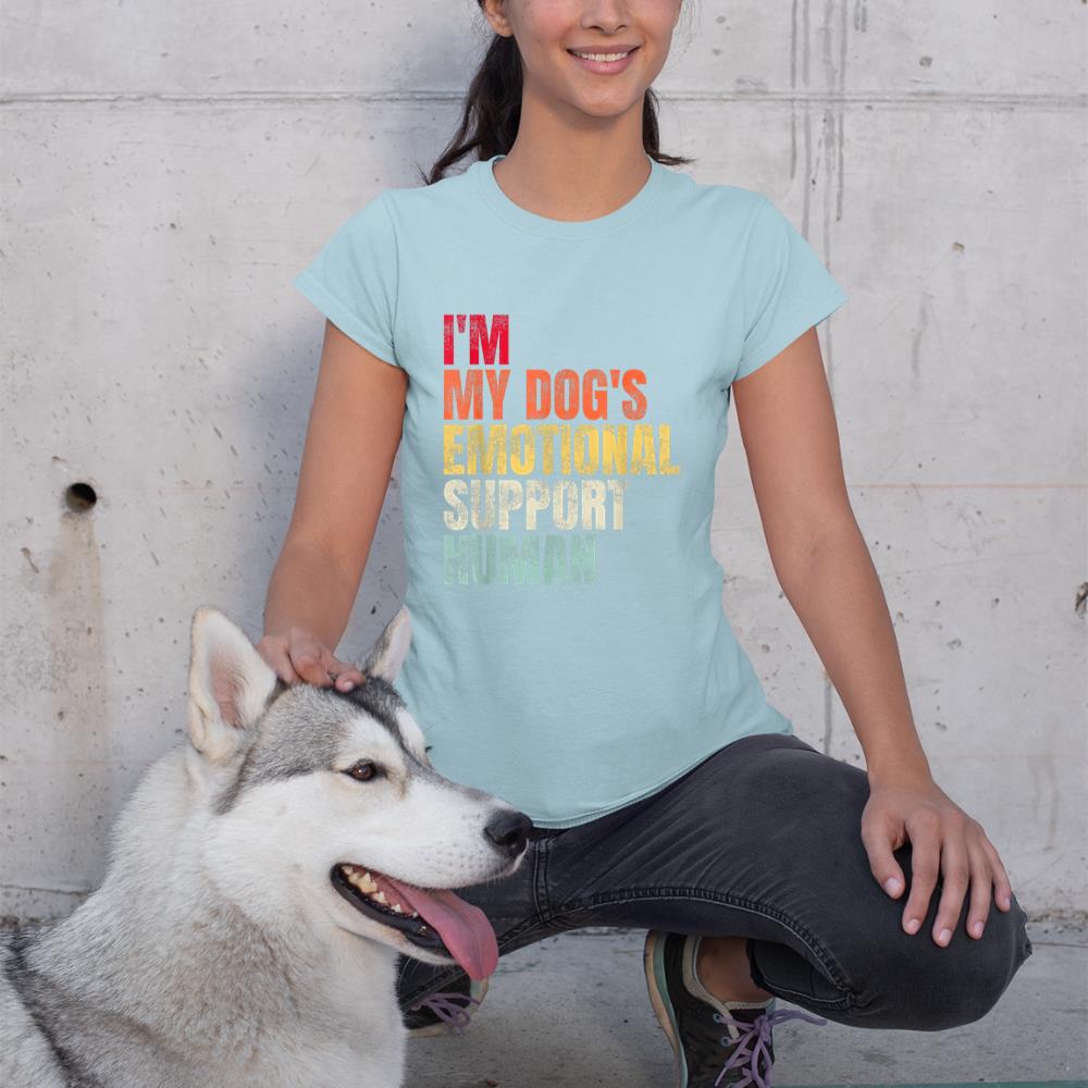I'm My dog's Emotional Support-Human T-Shirt - Image 10