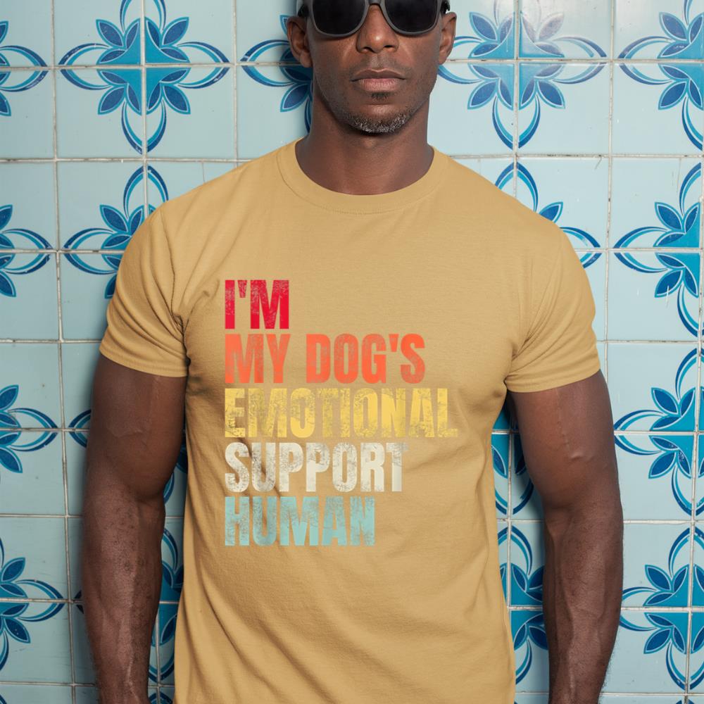 I'm My dog's Emotional Support-Human T-Shirt - Image 13