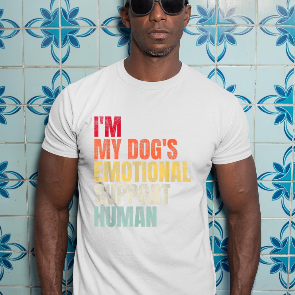 I'm My dog's Emotional Support-Human T-Shirt - Image 5