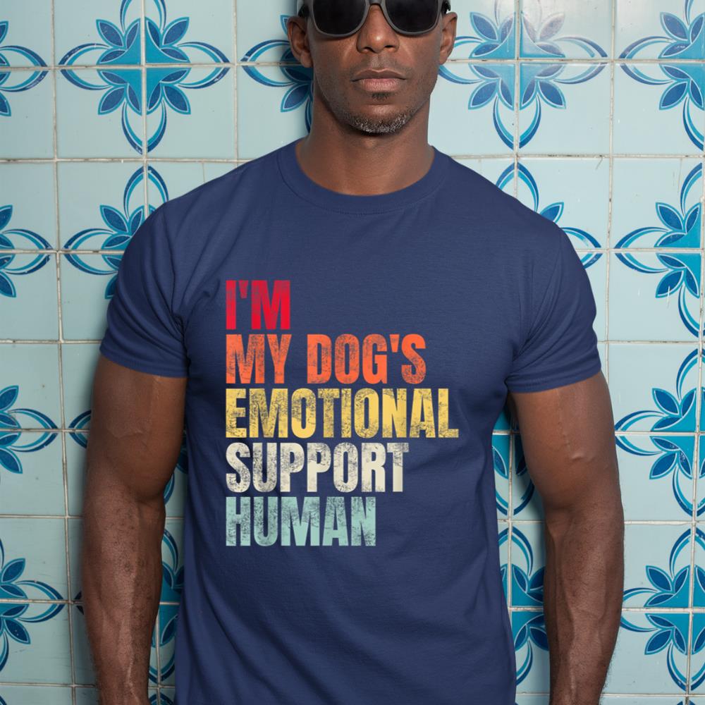 I'm My dog's Emotional Support-Human T-Shirt - Image 9