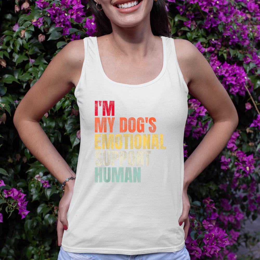 I'm My dog's Emotional Support-Human Tank Top - Image 4
