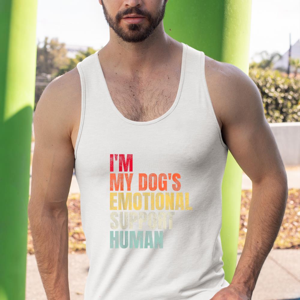 I'm My dog's Emotional Support-Human Tank Top - Image 5