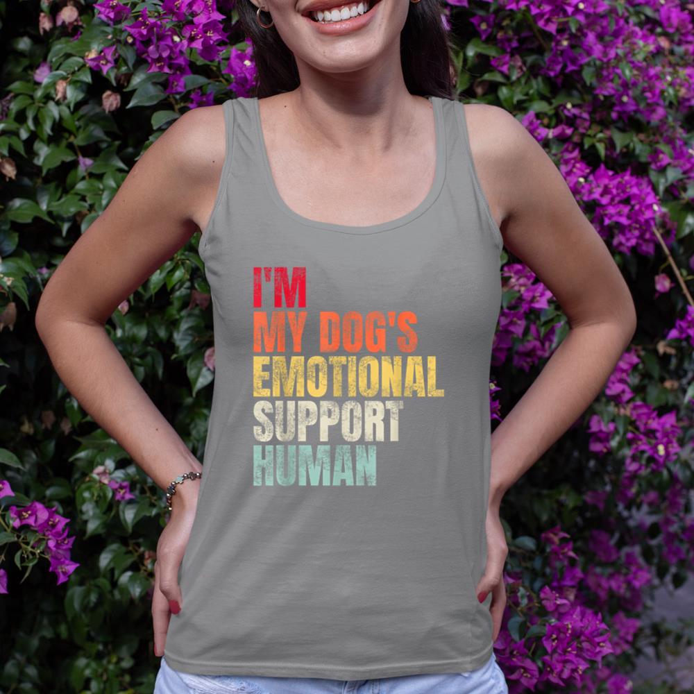 I'm My dog's Emotional Support-Human Tank Top - Image 6