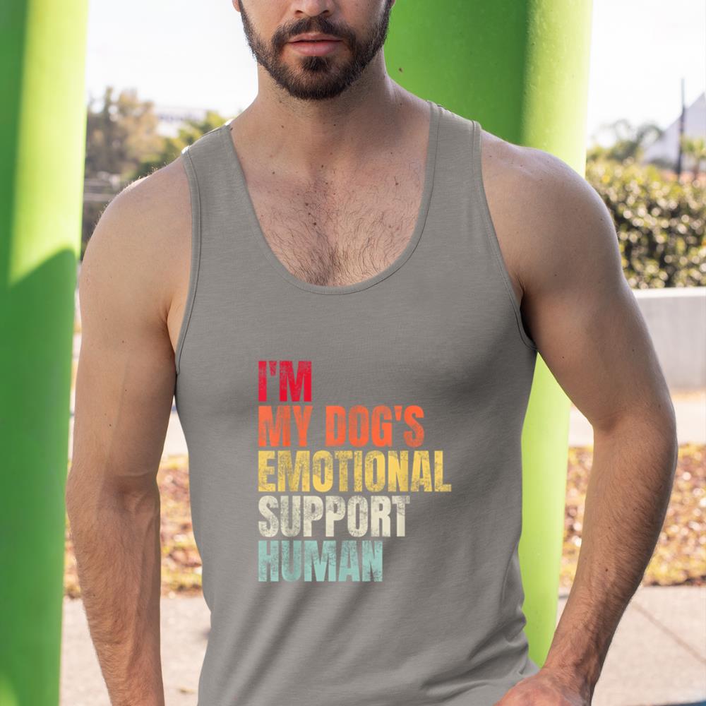 I'm My dog's Emotional Support-Human Tank Top - Image 7