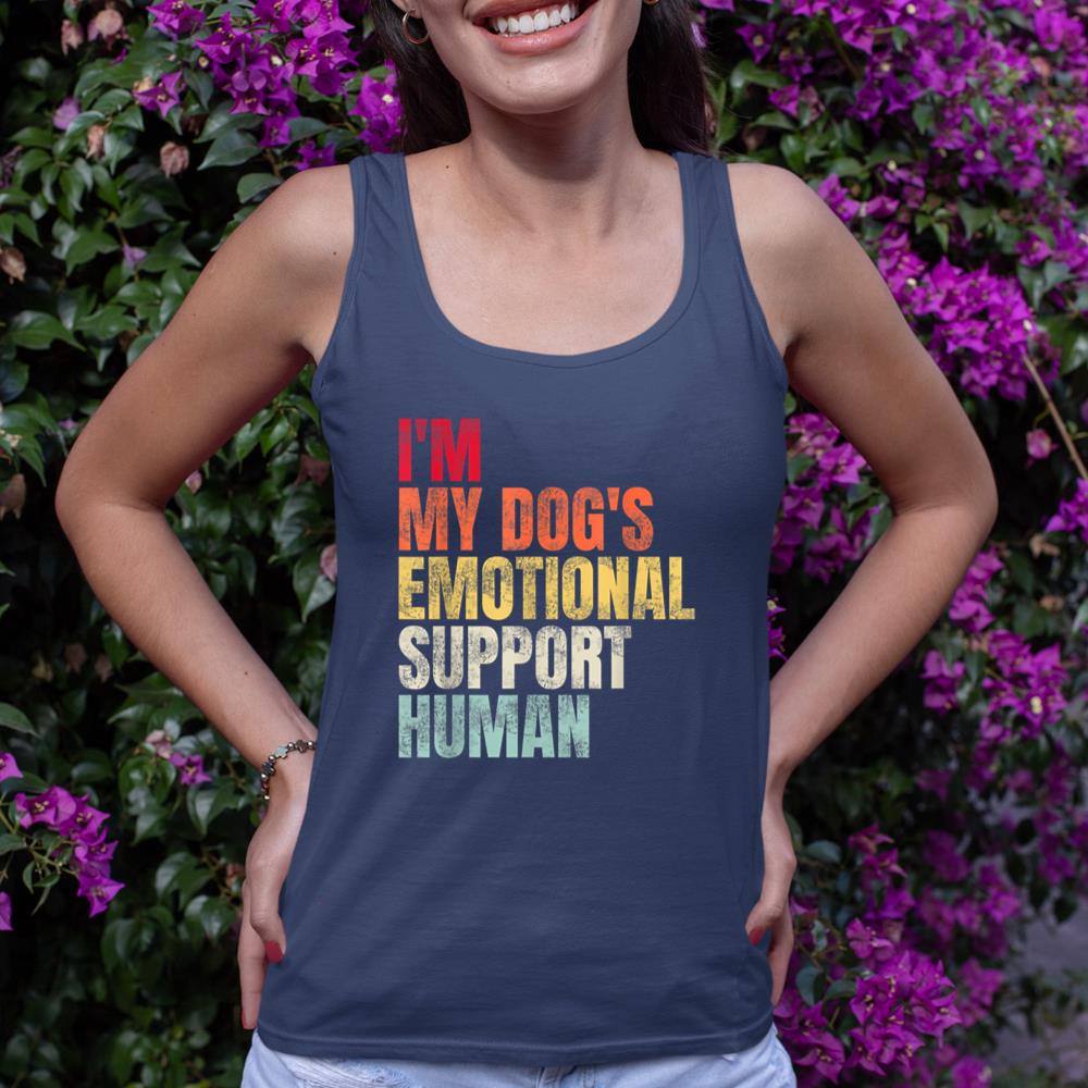 I'm My dog's Emotional Support-Human Tank Top - Image 8
