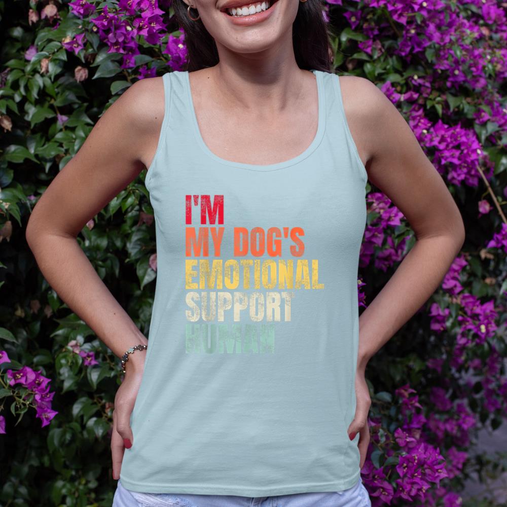 I'm My dog's Emotional Support-Human Tank Top - Image 10