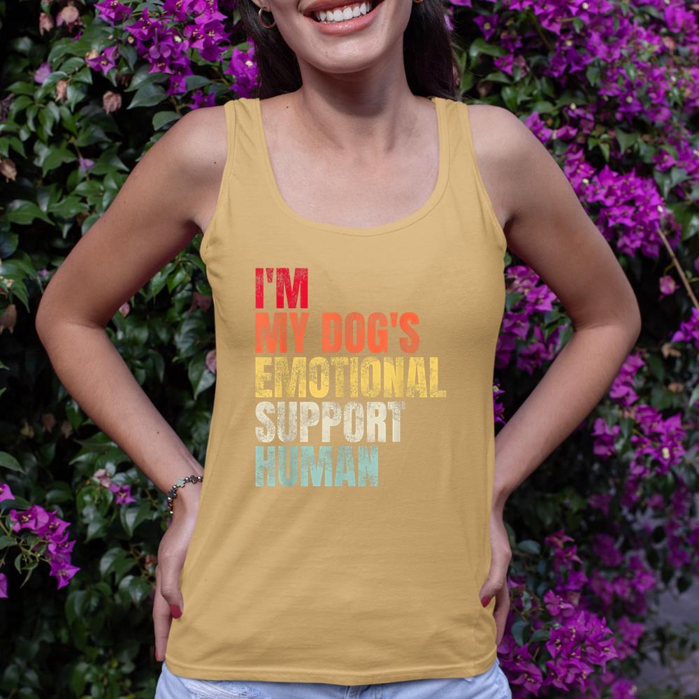I'm My dog's Emotional Support-Human Tank Top - Image 12