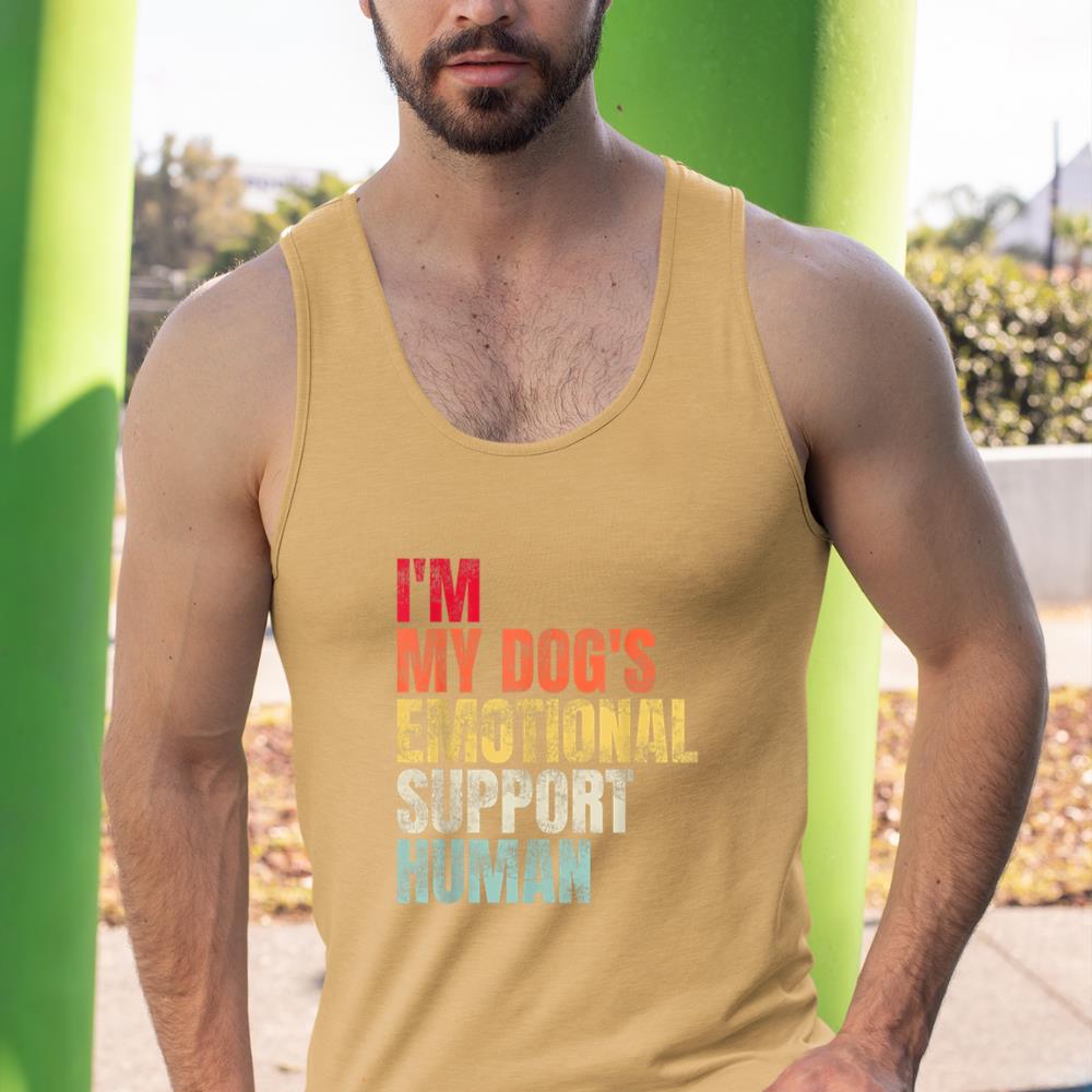 I'm My dog's Emotional Support-Human Tank Top - Image 13