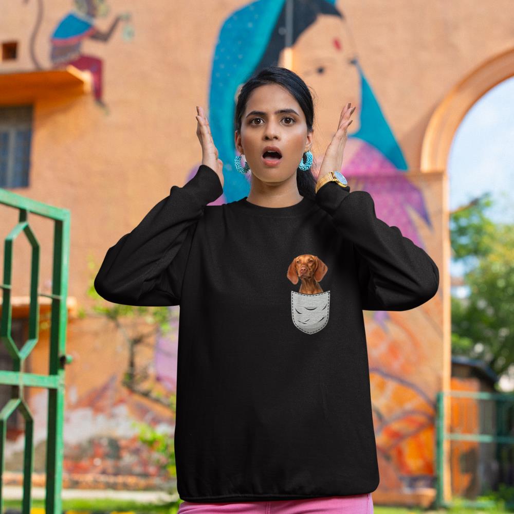 Magyar Vizsla Short Haired Hungarian Vorehand Dog Sweatshirt - Image 2