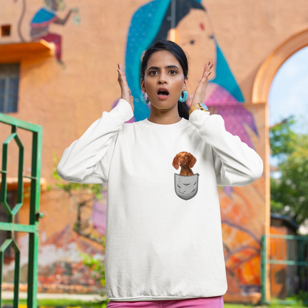 Magyar Vizsla Short Haired Hungarian Vorehand Dog Sweatshirt - Image 4