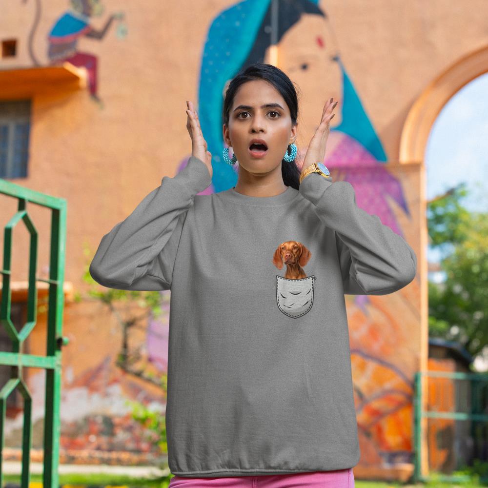 Magyar Vizsla Short Haired Hungarian Vorehand Dog Sweatshirt - Image 6