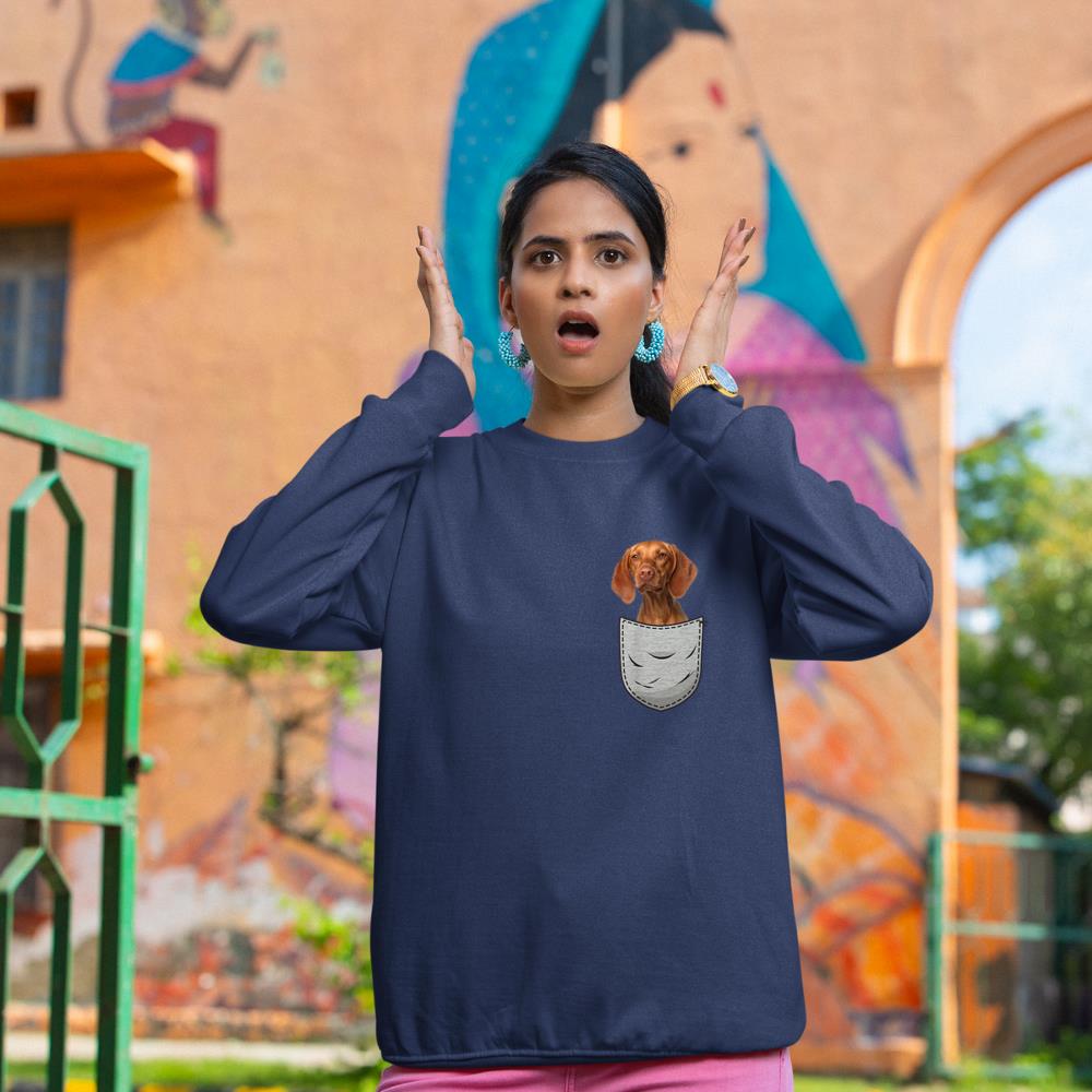 Magyar Vizsla Short Haired Hungarian Vorehand Dog Sweatshirt - Image 8