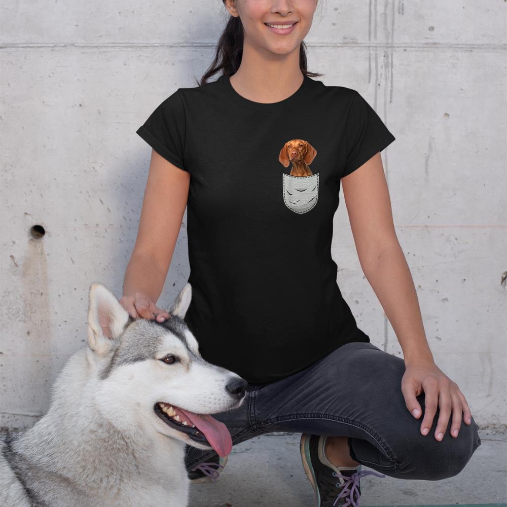 Magyar Vizsla Short Haired Hungarian Vorehand Dog T-Shirt - Image 2