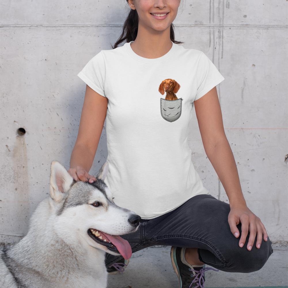 Magyar Vizsla Short Haired Hungarian Vorehand Dog T-Shirt - Image 4
