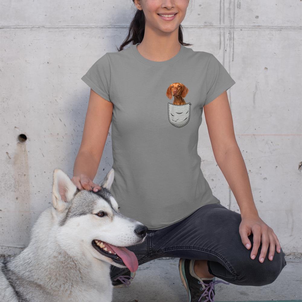 Magyar Vizsla Short Haired Hungarian Vorehand Dog T-Shirt - Image 6