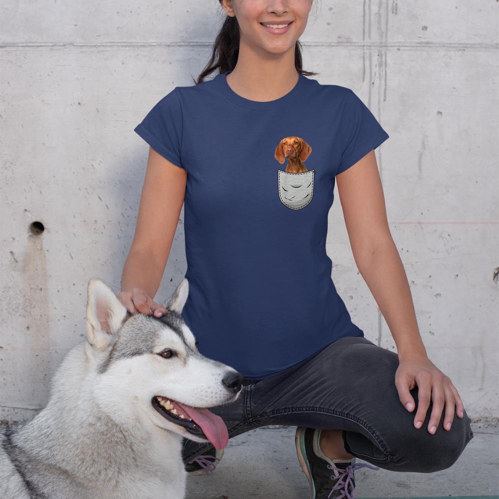 Magyar Vizsla Short Haired Hungarian Vorehand Dog T-Shirt - Image 8