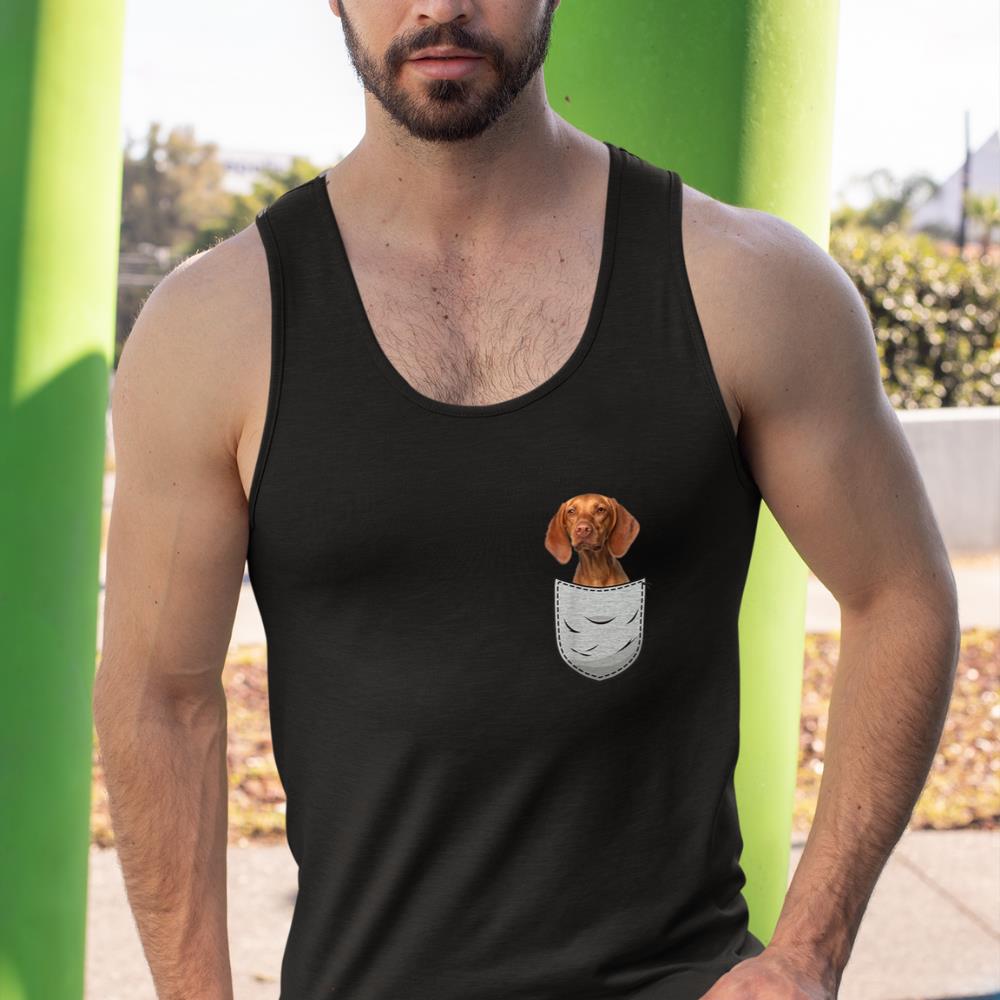 Magyar Vizsla Short Haired Hungarian Vorehand Dog Tank Top - Image 3