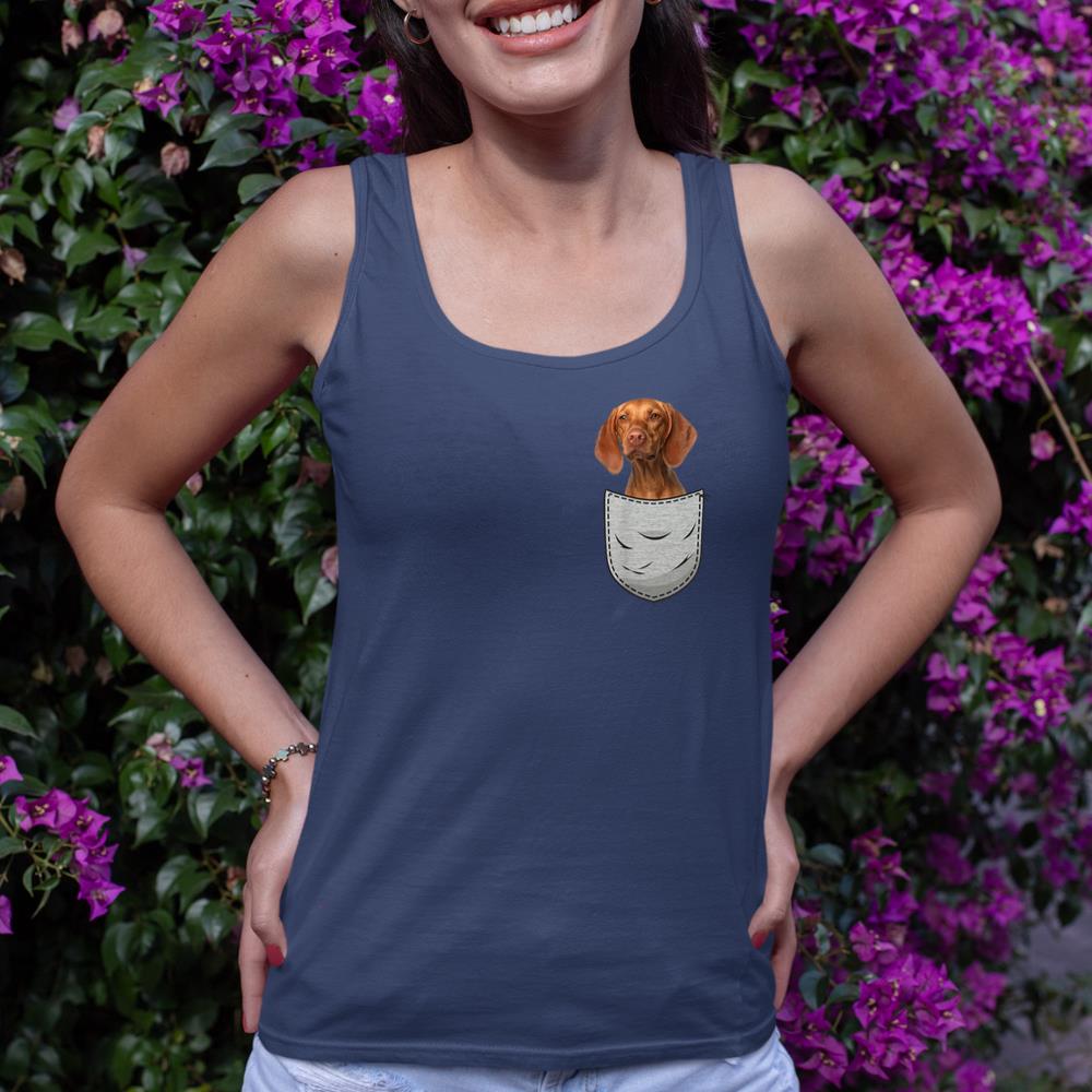 Magyar Vizsla Short Haired Hungarian Vorehand Dog Tank Top - Image 8