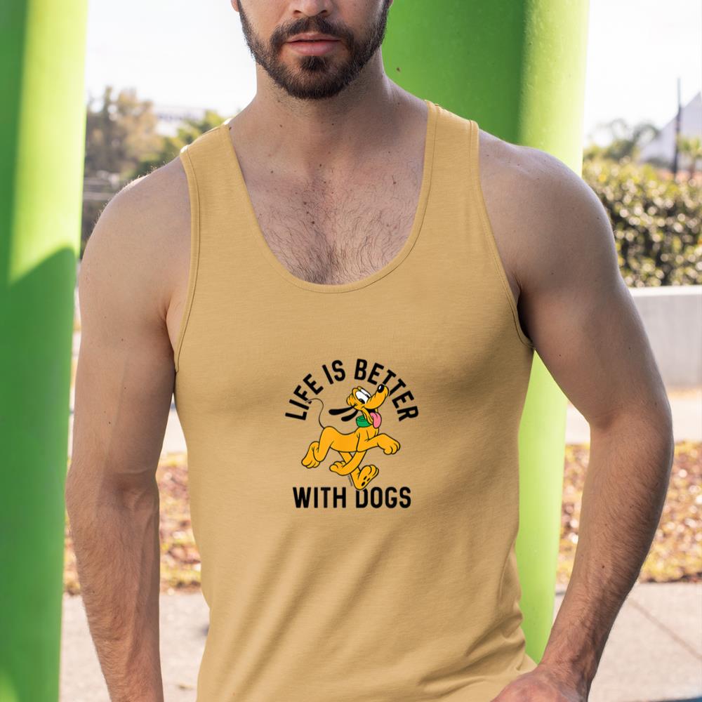 Pluto Life is Better with Dogs Tank Top - Image 13