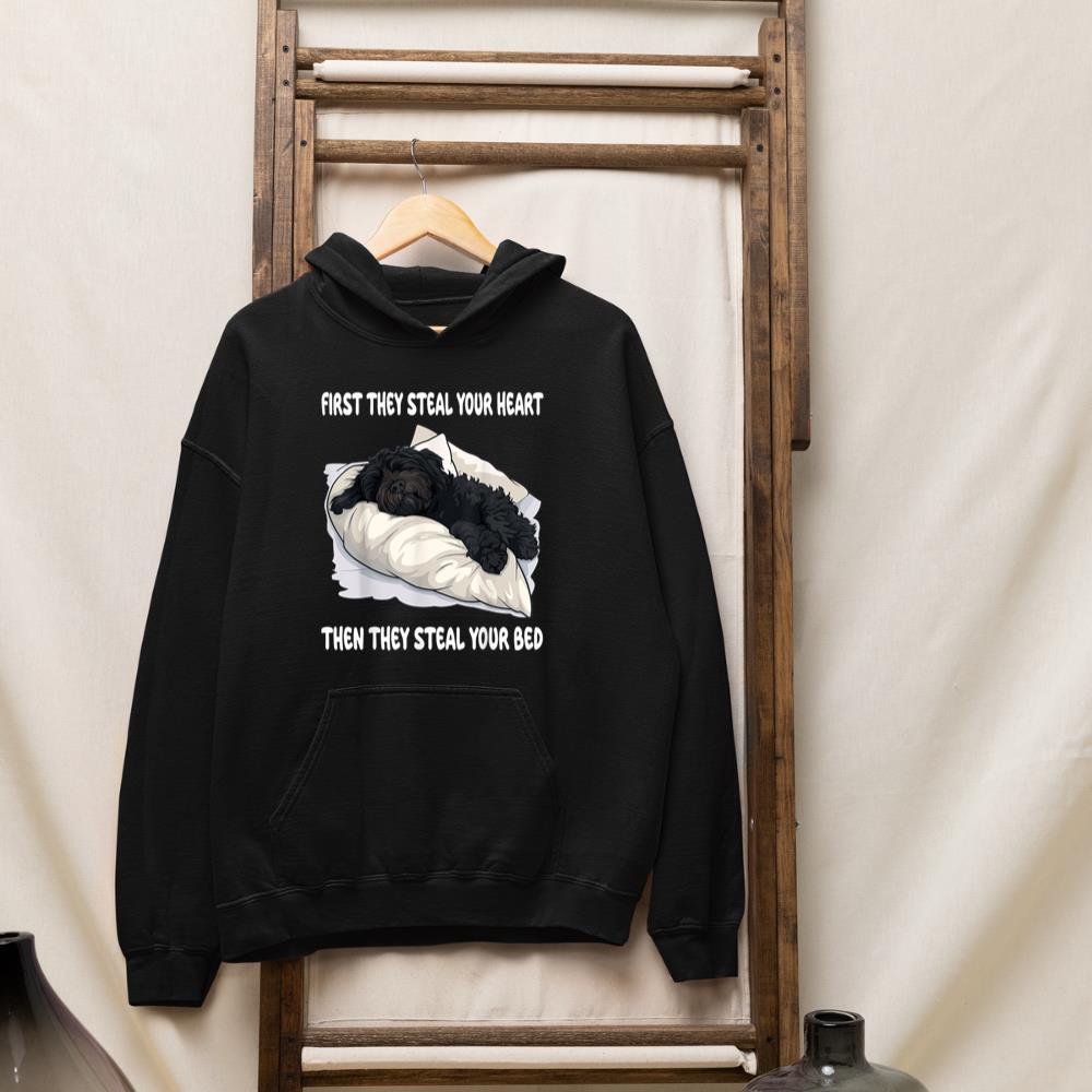 Portuguese Water Dog Sleeping Pajamas Nightgown Hoodie