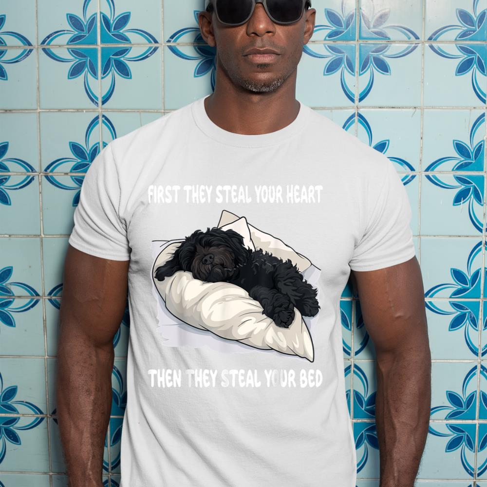 Portuguese Water Dog Sleeping Pajamas Nightgown T-Shirt - Image 5