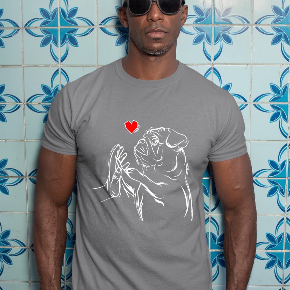 Pug Love Cute Dog Lover Owner Funny Girls Gift T-Shirt - Image 7