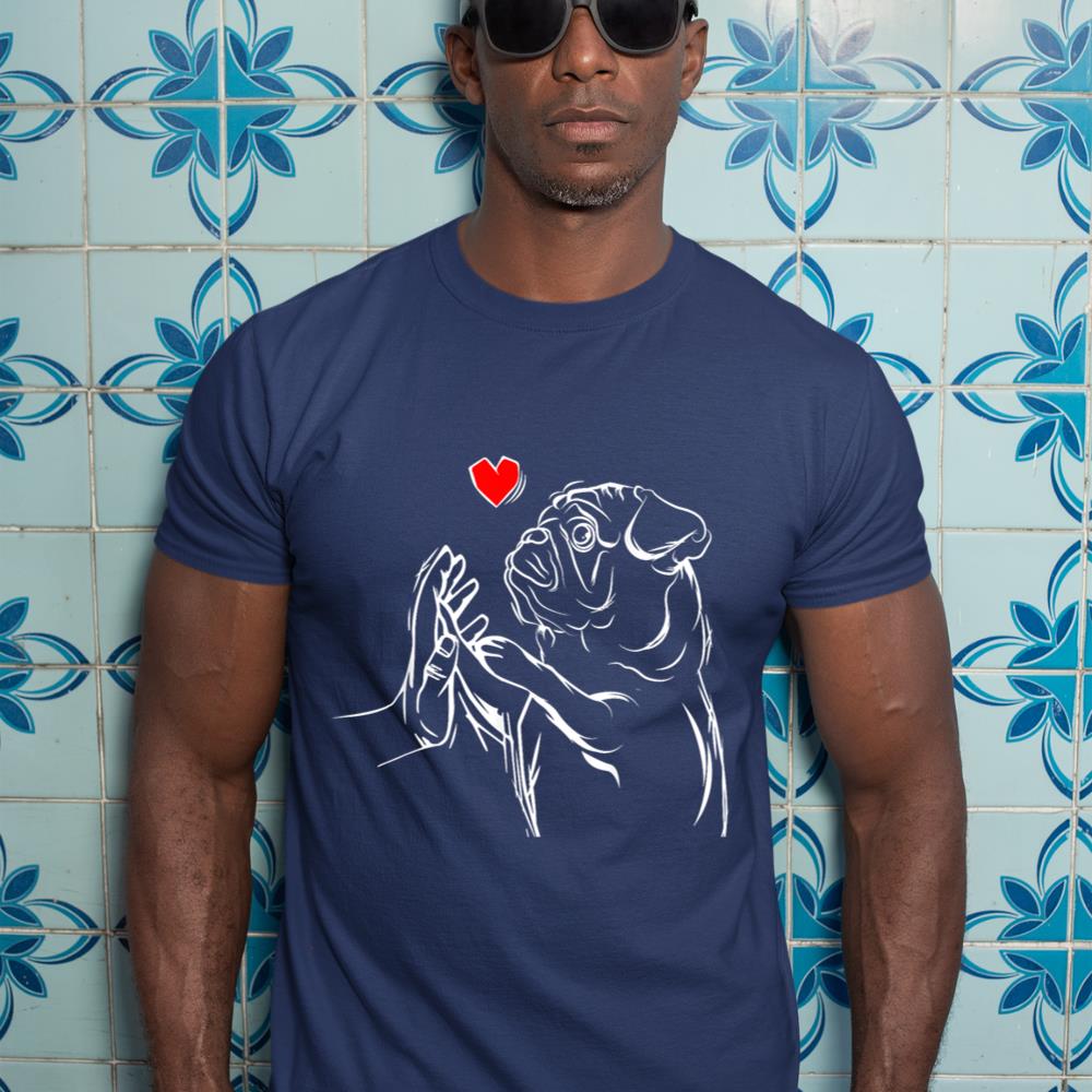 Pug Love Cute Dog Lover Owner Funny Girls Gift T-Shirt - Image 9