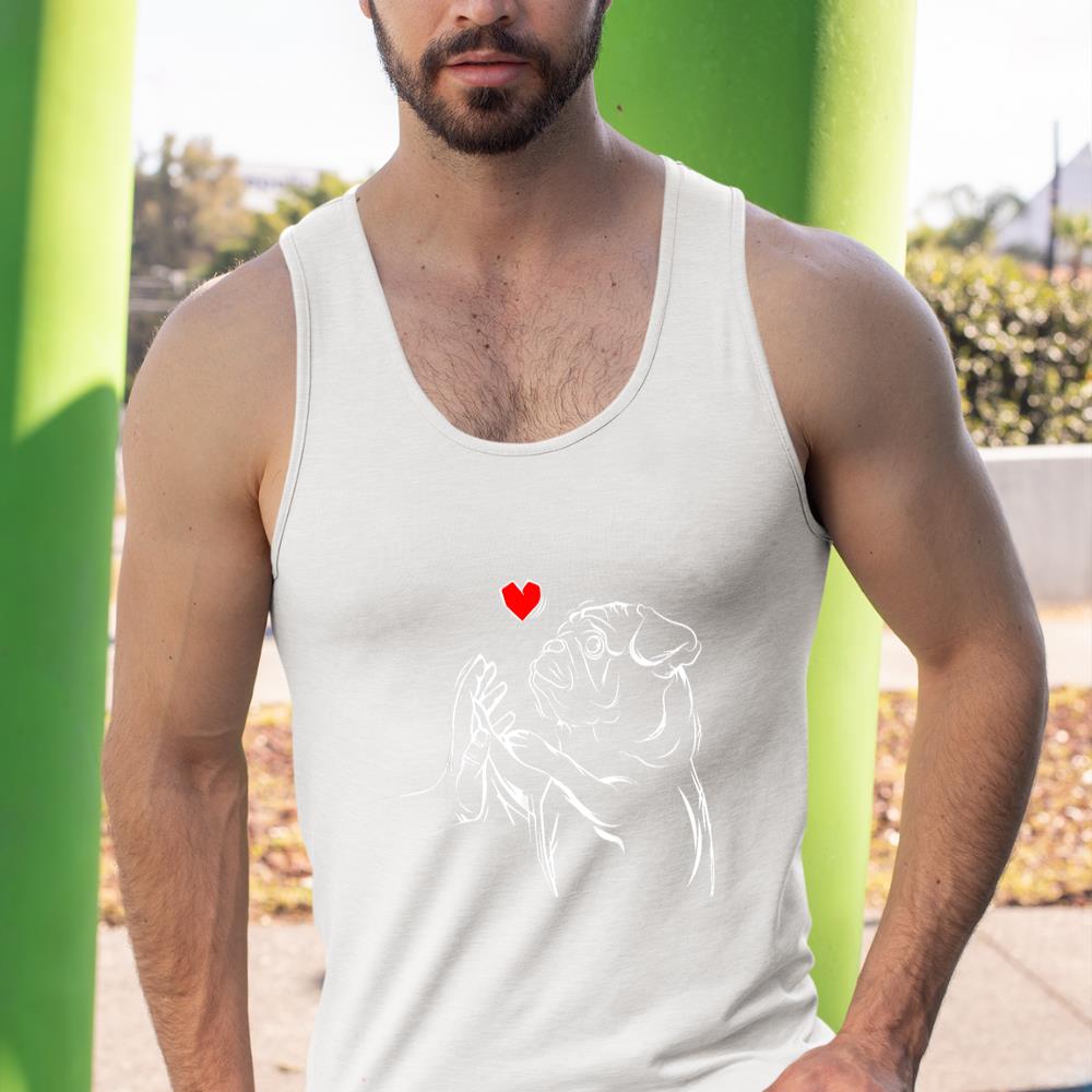 Pug Love Cute Dog Lover Owner Funny Girls Gift Tank Top - Image 5