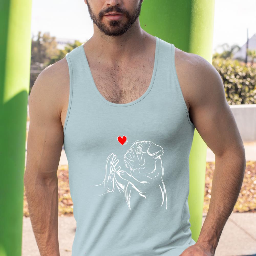 Pug Love Cute Dog Lover Owner Funny Girls Gift Tank Top - Image 11