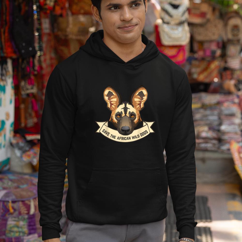 Save the African Wild Dogs Hoodie - Image 3