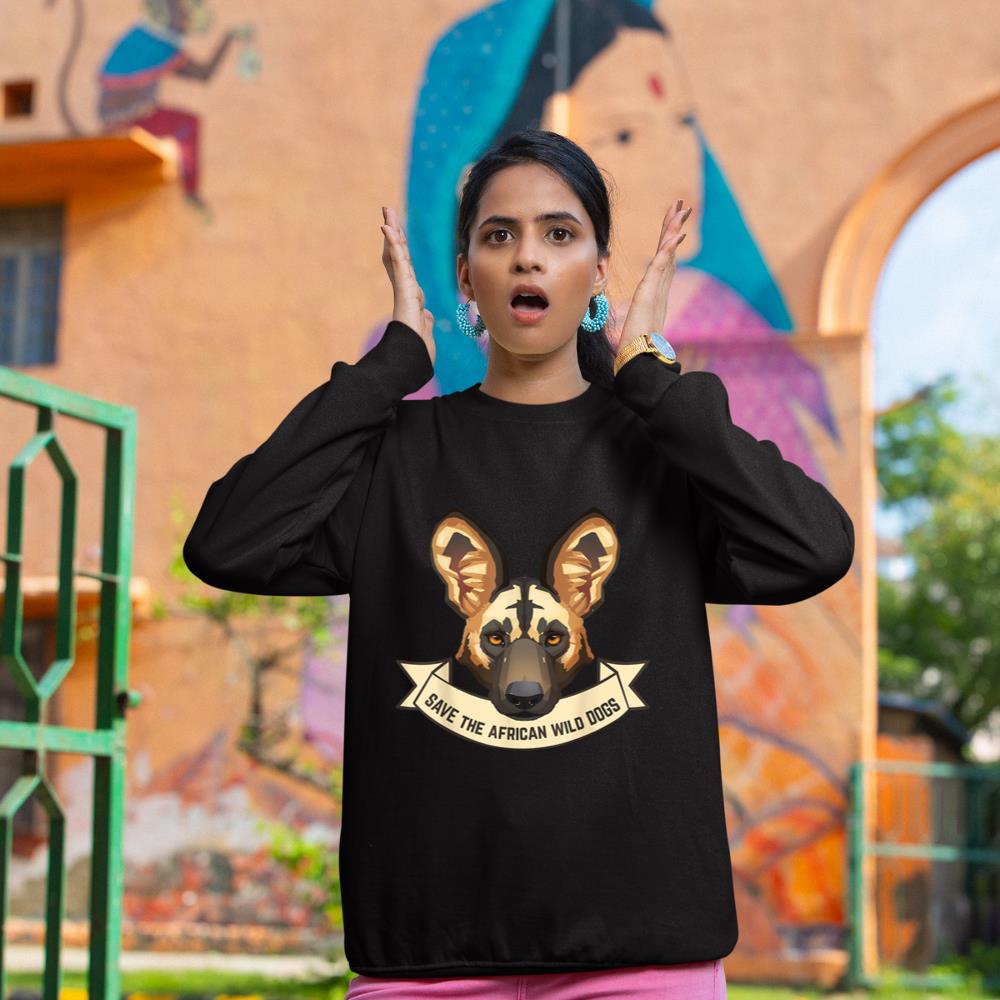 Save the African Wild Dogs Sweatshirt - Image 2