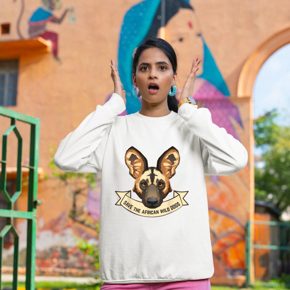 Save the African Wild Dogs Sweatshirt - Image 4