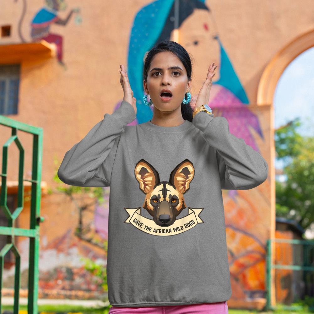 Save the African Wild Dogs Sweatshirt - Image 6