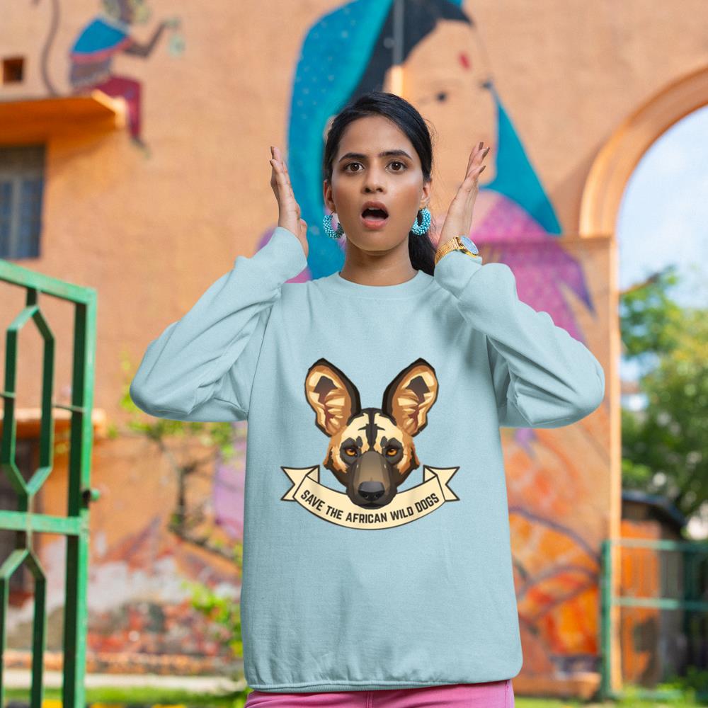 Save the African Wild Dogs Sweatshirt - Image 10