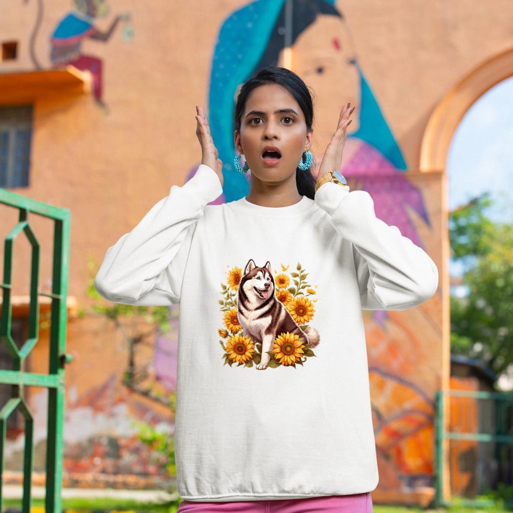 Siberian Husky Dog Lover Sweatshirt - Image 4