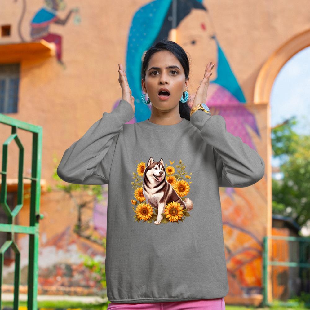 Siberian Husky Dog Lover Sweatshirt - Image 6