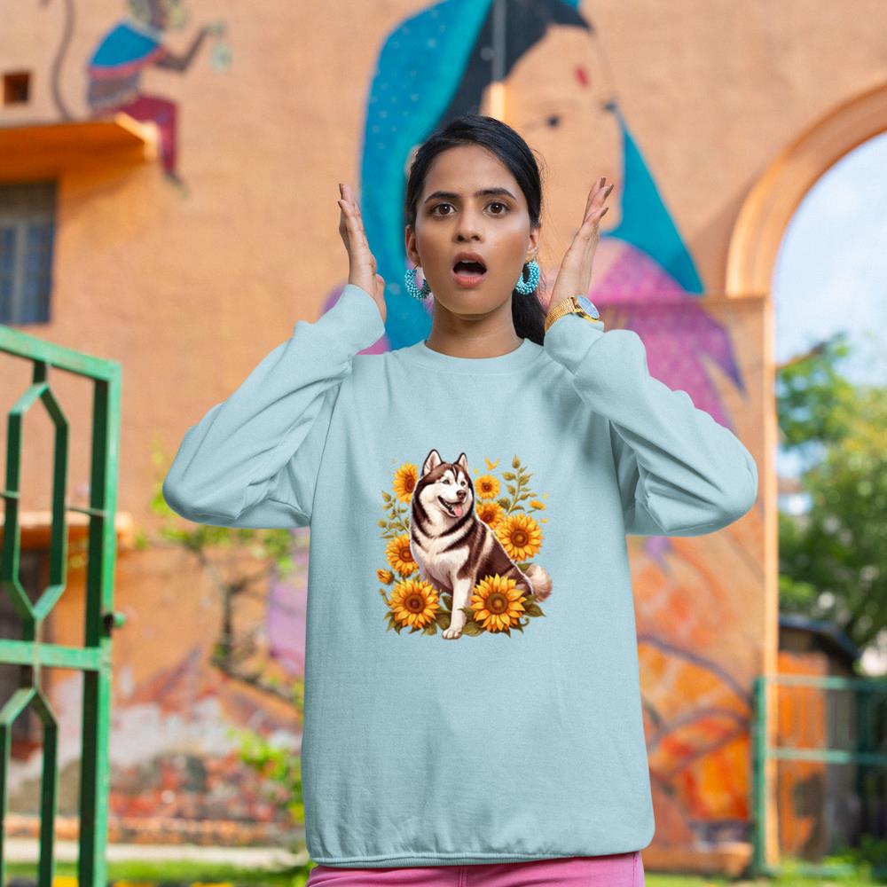Siberian Husky Dog Lover Sweatshirt - Image 10
