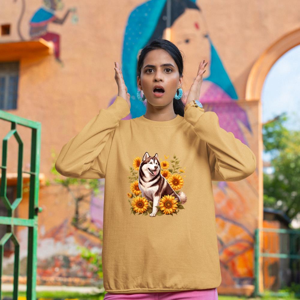 Siberian Husky Dog Lover Sweatshirt - Image 12